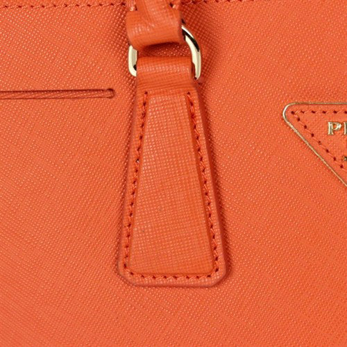 2014 Prada saffiano calfskin BN2316 orange